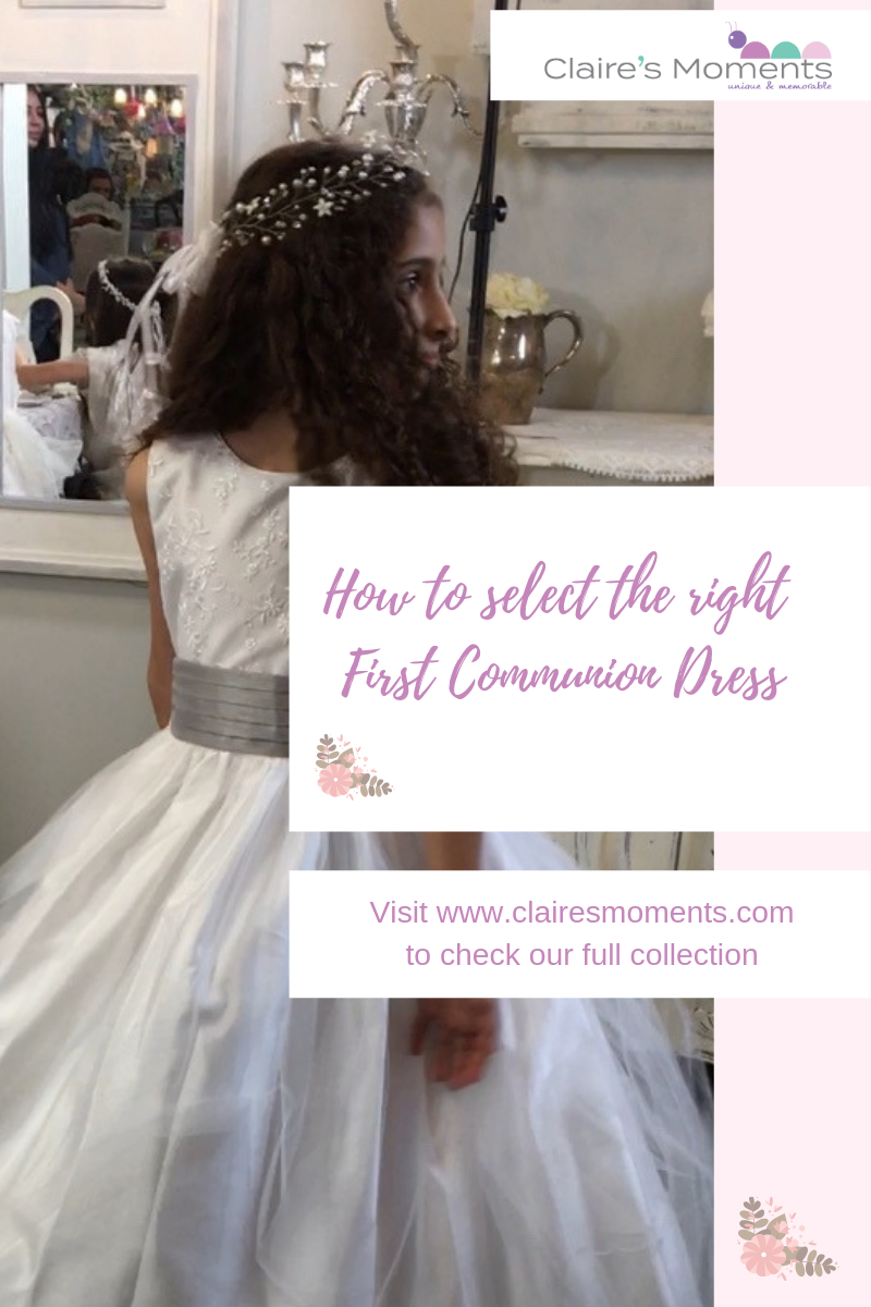 Flower Girl Dress Rhinestone First Holy Communion Gowns – Sunny Boutique  Miami